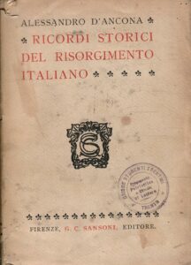 RICORDI STORICI DEL RISORGIMENTO ITALIANO