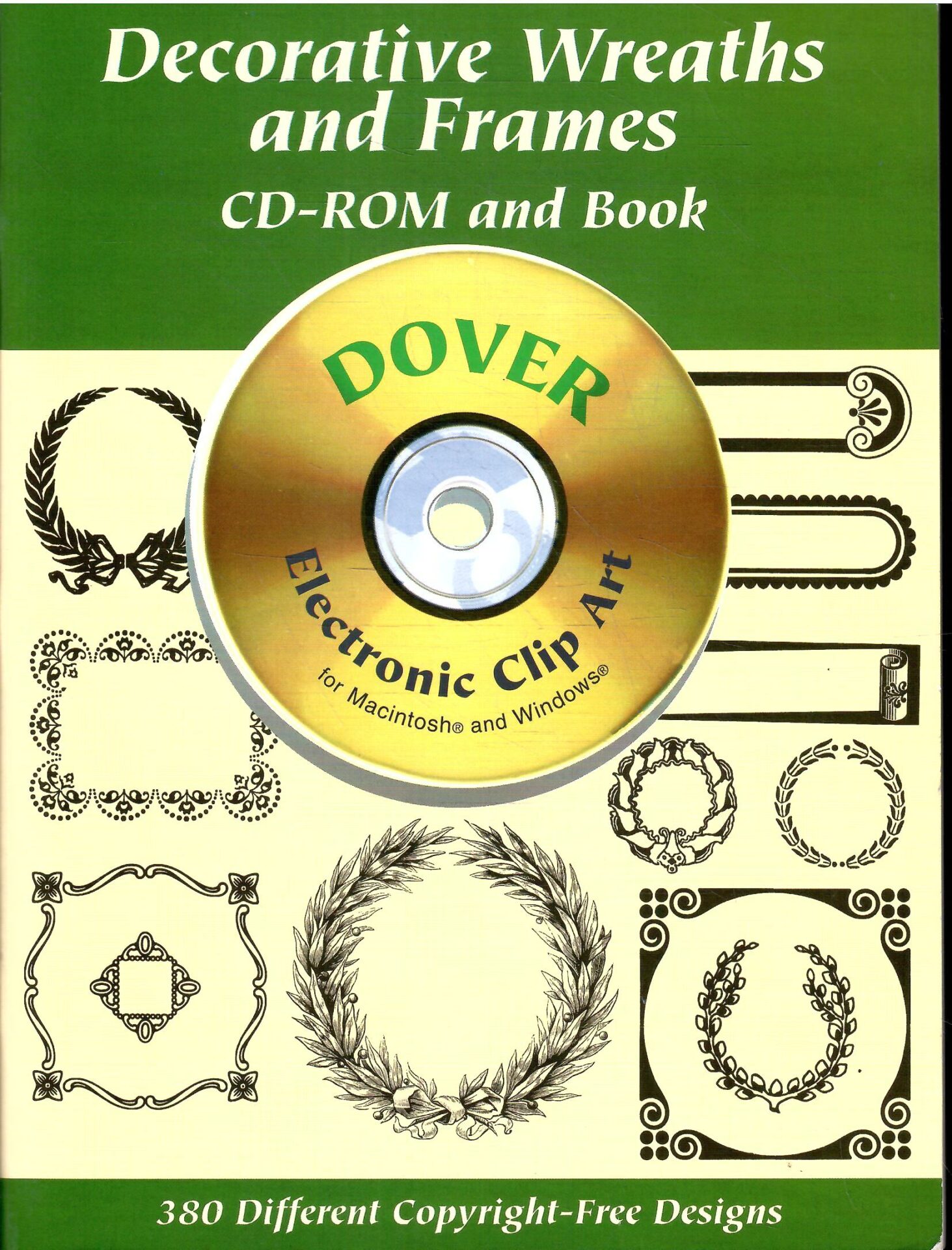 DECORATIVE WREATHS AND FRAMES CD-ROM AND BOOK