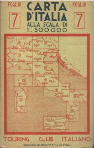 CARTA D’ITALIA ALLA SCALA DI 1:500.000 FOGLIO 7