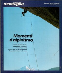 RIVISTA DELLA MONTAGNA ANNUARIO 1983