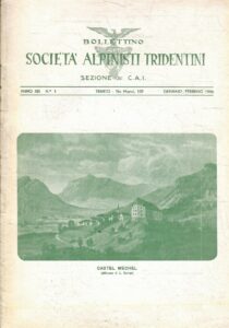 BOLLETTINO SOCIETA’ ALPINISTI TRIDENTINI N. 1/56