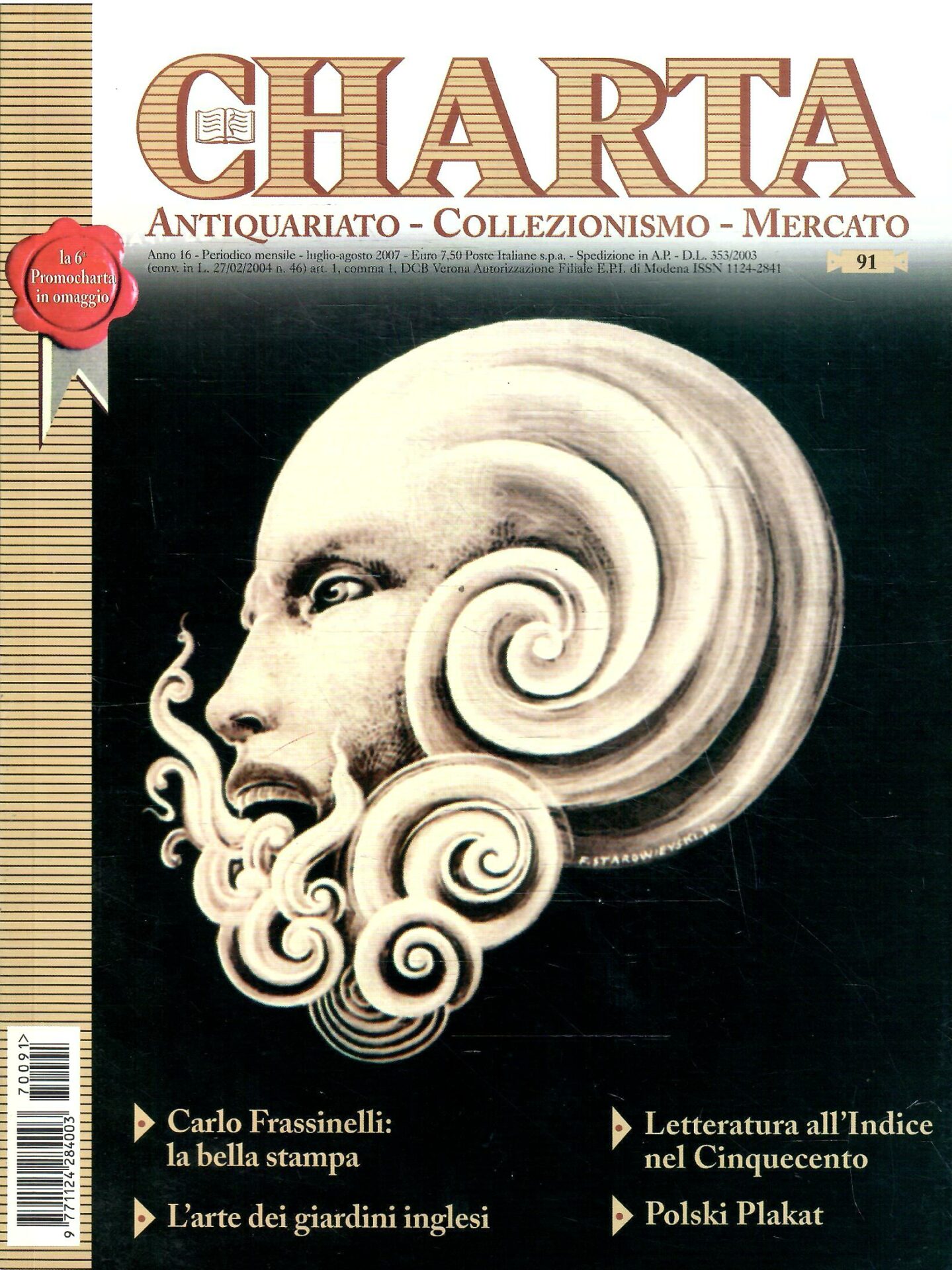 CHARTA ANTIQUARIATO COLLEZIONISMO MERCATO N. 89-2007