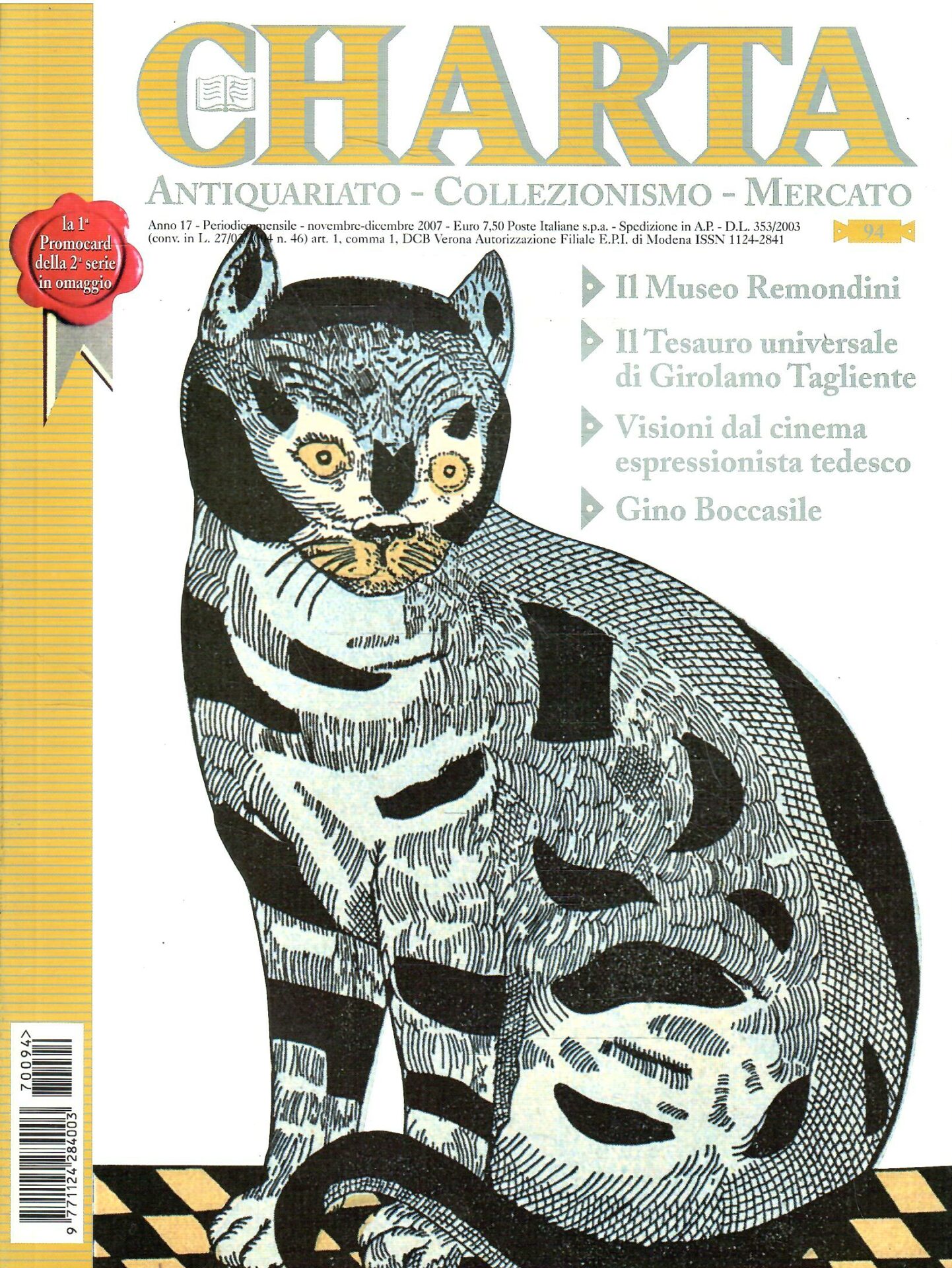 CHARTA ANTIQUARIATO COLLEZIONISMO MERCATO N. 92-2007
