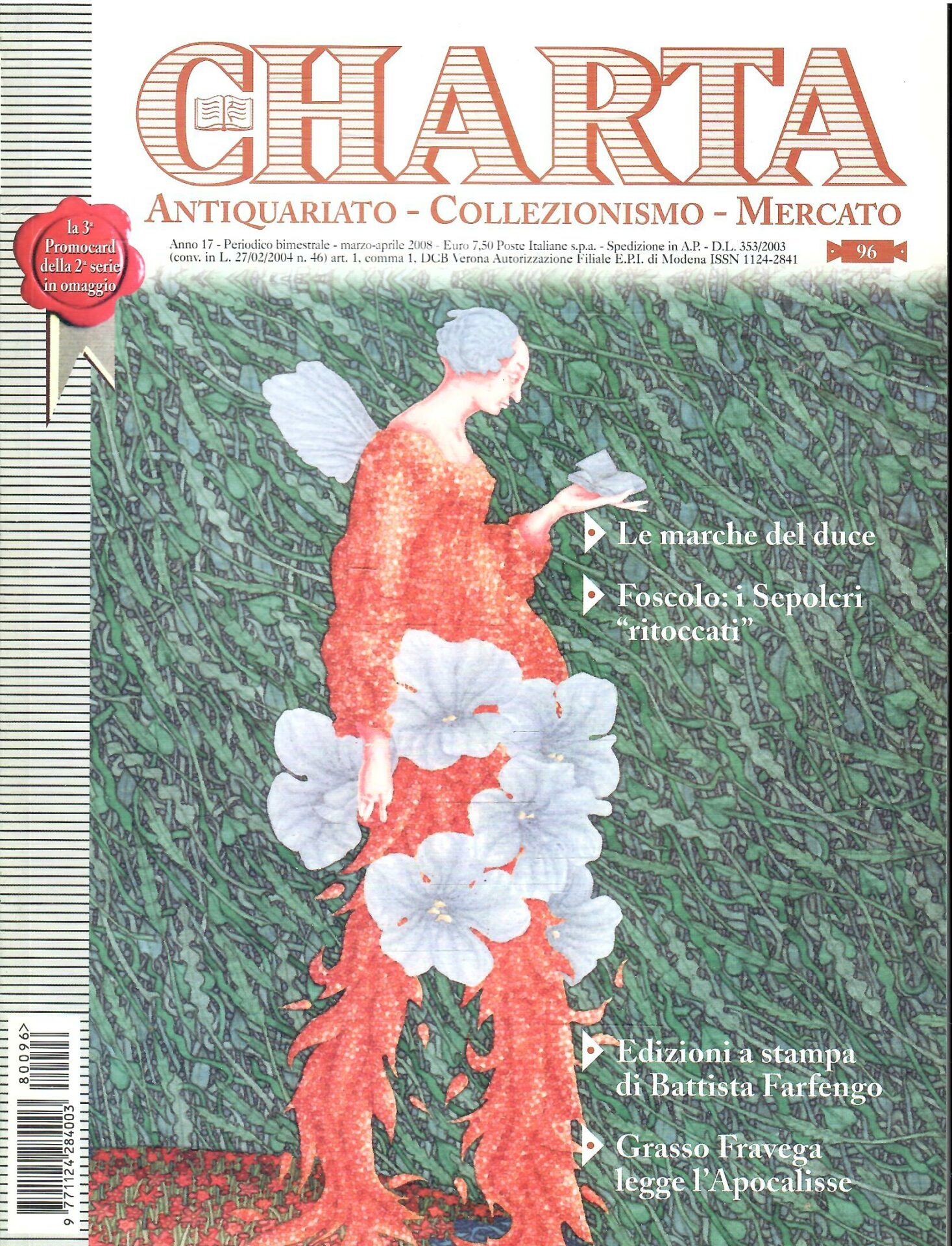 CHARTA ANTIQUARIATO COLLEZIONISMO MERCATO N. 95-2008