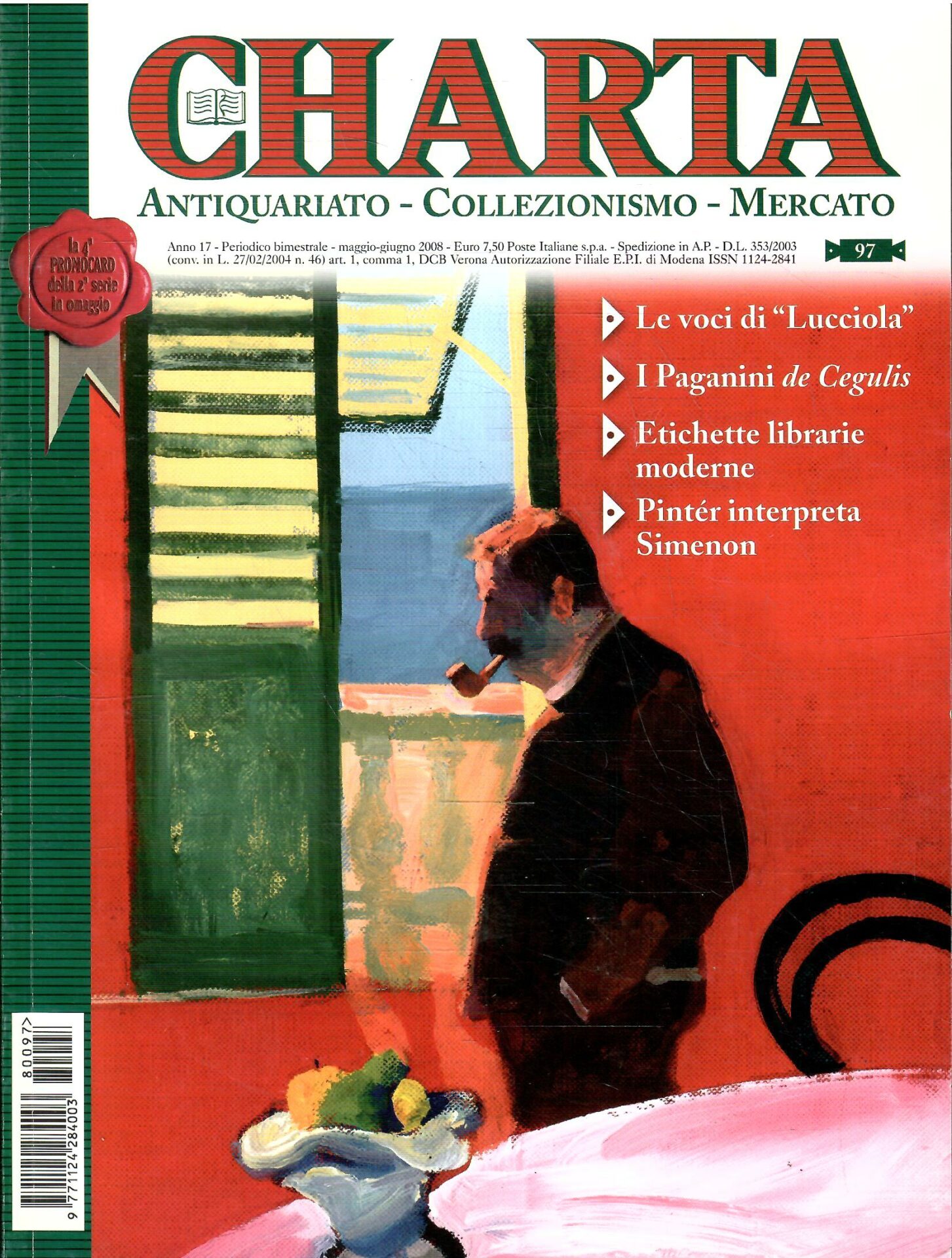 CHARTA ANTIQUARIATO COLLEZIONISMO MERCATO N. 96-2008