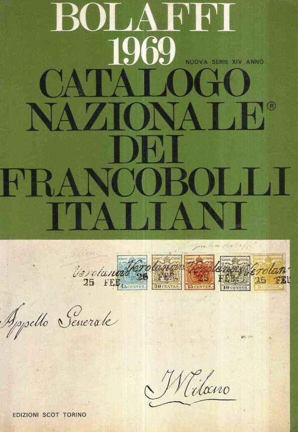 BOLAFFI 1969 - CATALOGO NAZIONALE DEI FRANCOBOLLI ITALIANI