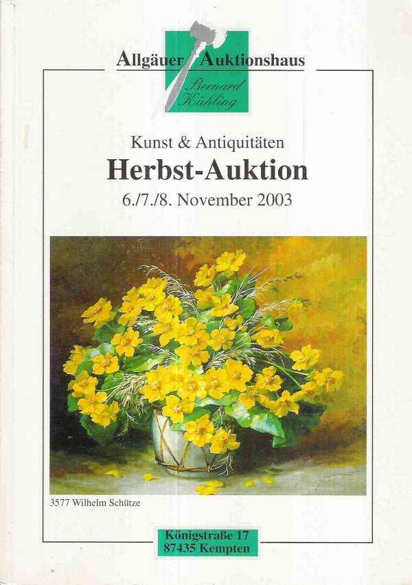 KUNST & ANTIQUITATEN - HERBST-AUKTION