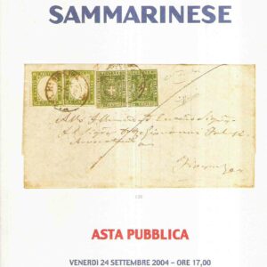FILATELIA SAMMARINESE - ASTA PUBBLICA