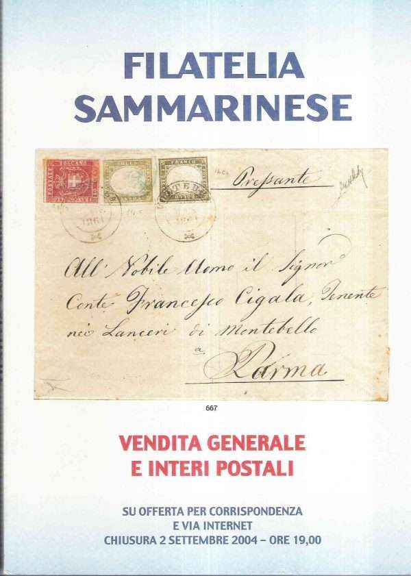 FILATELIA SAMMARINESE - VENDITA GENERALE E INTERI POSTALI