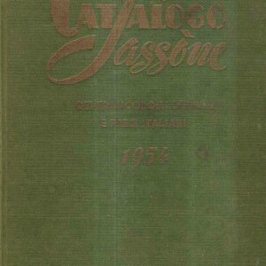 CATALOGO SASSONE DEI FRANCOBOLLI D'ITALIA E PAESI ITALIANI 1954