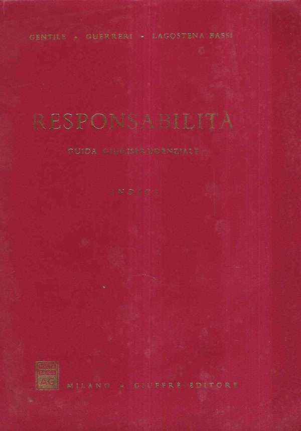RESPONSABILITA' - GUIDA GIURISPRUDENZIALE - INDICI