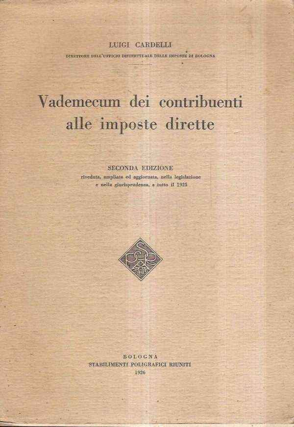 VADEMECUM DEI CONTRIBUENTI ALLE IMPOSTE DIRETTE