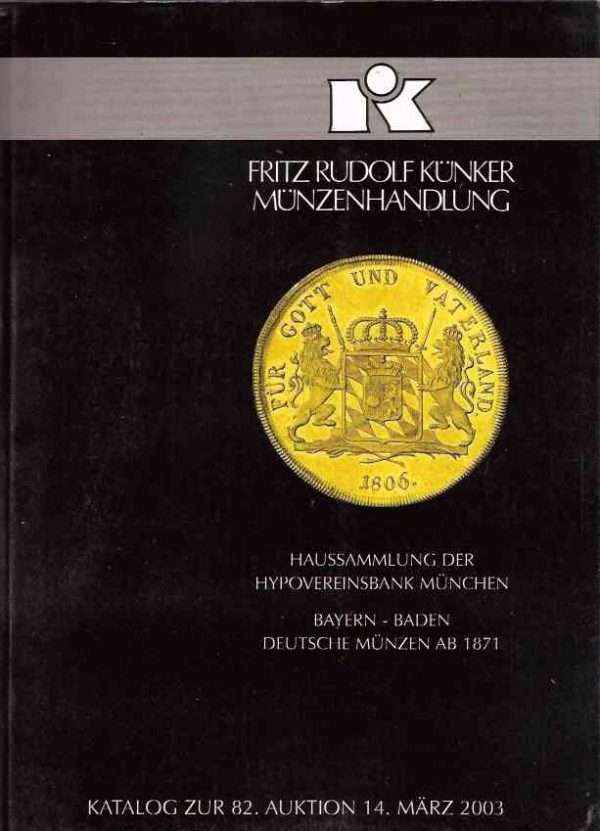 FRITZ RUDOLF KUNKER MUNZENHANDLUNG
