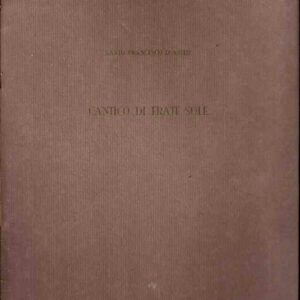 CANTICO DI FRATE SOLE
