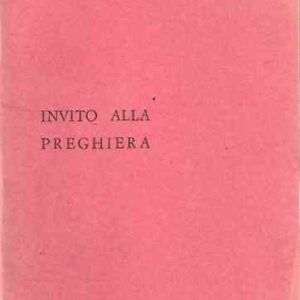 INVITO ALLA PREGHIERA