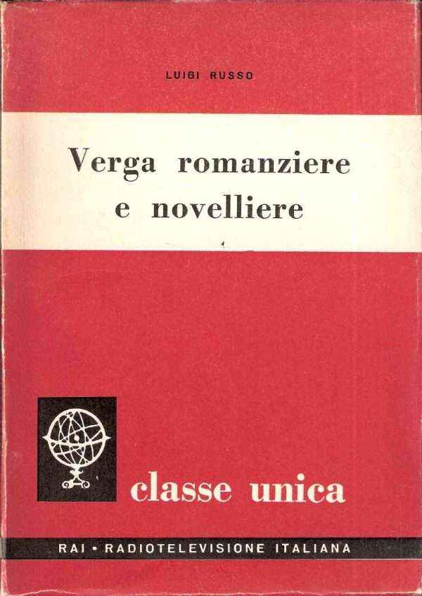VERGA ROMANZIERE E NOVELLIERE