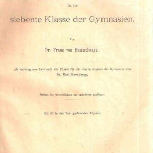 LEITFADEN DER CHEMIE FUR DIE SIEBENTE KLASSE DER GYMNASIEN