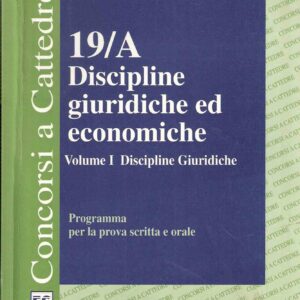 DISCIPLINE GIURIDICHE ED ECONOMICHE