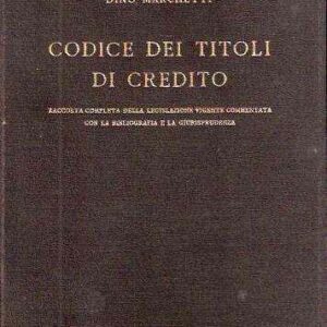 CODICE DEI TITOLI DI CREDITO