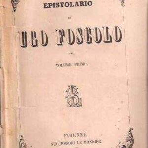 EPISTOLARIO - PROSE LETTERARIE