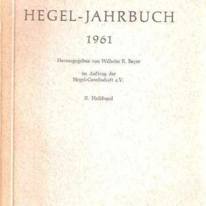 HEGEL JAHRBUCH 1961