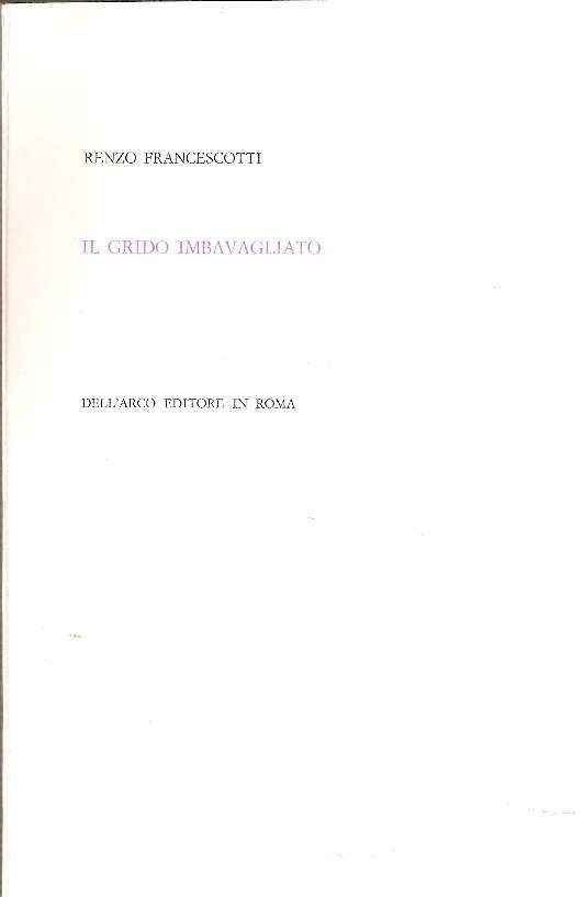 IL GRIDO IMBAVAGLIATO