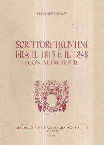 SCRITTORI TRENTINI FRA IL 1815 E IL 1848 (CON ALTRI TESTI)