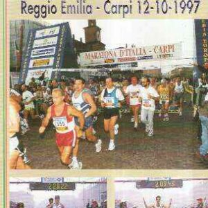 MARATONA D'ITALIA - BICENTENARIO TRICOLORE - REGGIO EMILIA-CARPI 12-10-1997