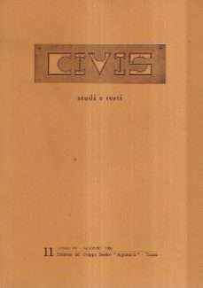 CIVIS - STUDI E TESTI N. 11 ANNO IV