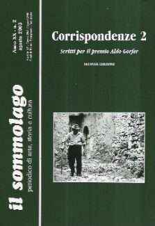 IL SOMMOLAGO - PERIODICO DI ARTE, STORIA E CULTURA - N. 2/2003 - CORRISPONDENZE 2