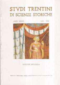 STUDI TRENTINI DI SCIENZE STORICHE 1993-1994 - SEZIONE SECONDA