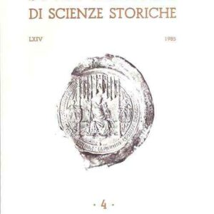 STUDI TRENTINI DI SCIENZE STORICHE 4/85