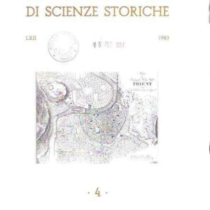 STUDI TRENTINI DI SCIENZE STORICHE 4 - LXII/83