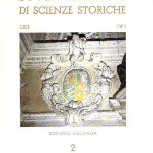 STUDI TRENTINI DI SCIENZE STORICHE SEZIONE SECONDA 2 - LXII/83