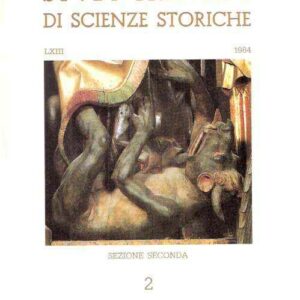 STUDI TRENTINI DI SCIENZE STORICHE SEZIONE SECONDA 2 - LXIII/84