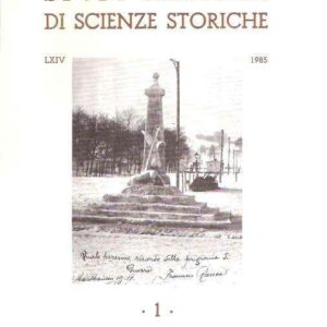 STUDI TRENTINI DI SCIENZE STORICHE 1 - LXIV/85