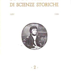 STUDI TRENTINI DI SCIENZE STORICHE 2 - LXV/86