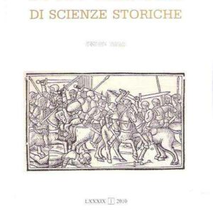STUDI TRENTINI DI SCIENZE STORICHE - SEZIONE PRIMA - LXXXIX/2010