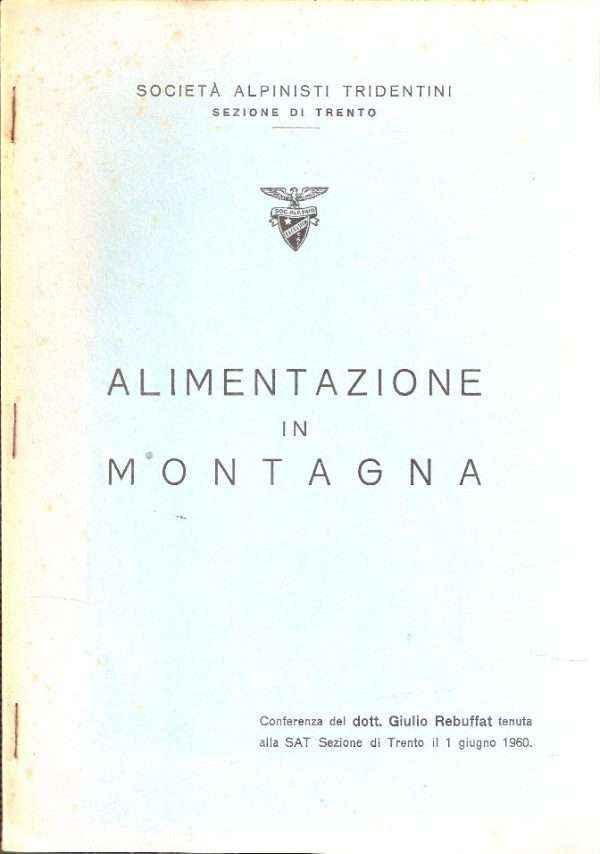 ALIMENTAZIONE IN MONTAGNA