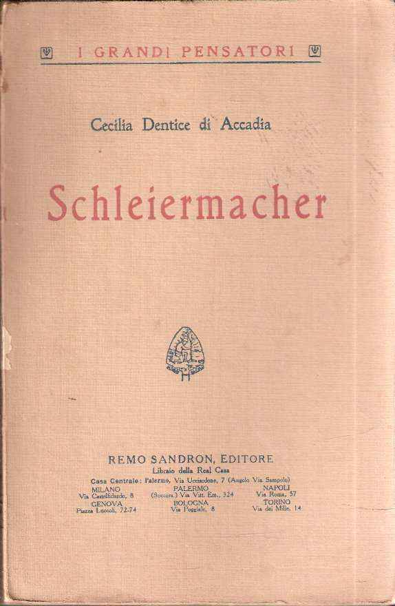 SCHLEIERMACHER