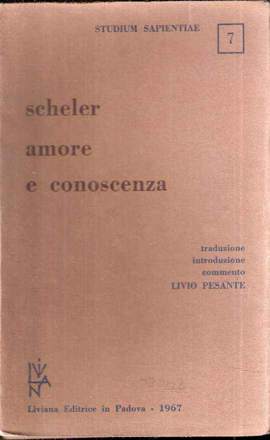 AMORE E CONOSCENZA