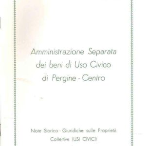 AMMINISTRAZIONE SEPARATA DEI BENI DI USO CIVICO DI PERGINE-CENTRO