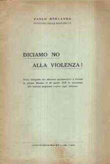 DICIAMO NO ALLA VIOLENZA!