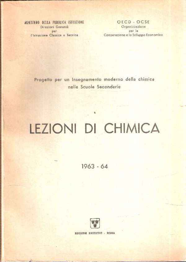 LEZIONI DI CHIMICA 1963-64