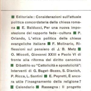 TESTIMONIANZE - QUADERNI MENSILI - ANNATA COMPLETA 1971