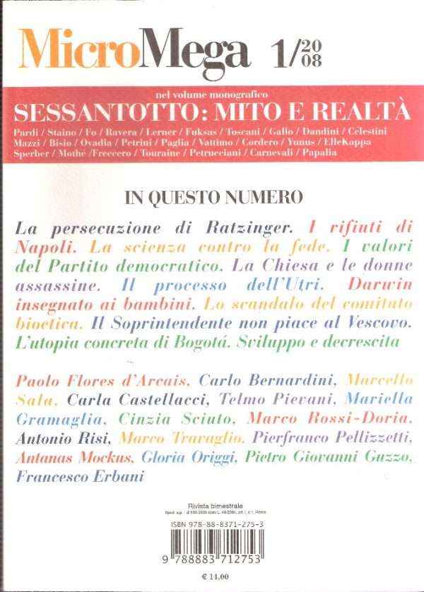 MICROMEGA 1/2008