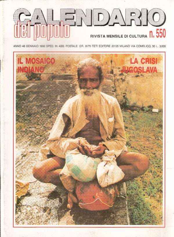 CALENDARIO DEL POPOLO - RIVISTA MENSILE DI CULTURA