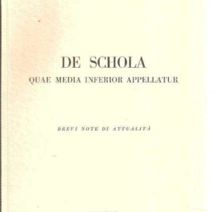 DE SCHOLA QUAE MEDIA INFERIOR APPELLATUR