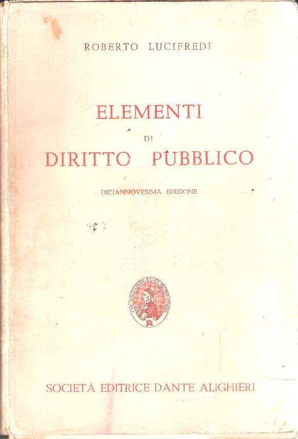 ELEMENTI DI DIRITTO PUBBLICO