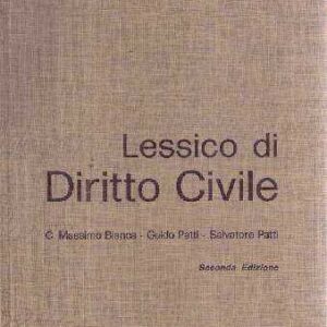 LESSICO DI DIRITTO CIVILE